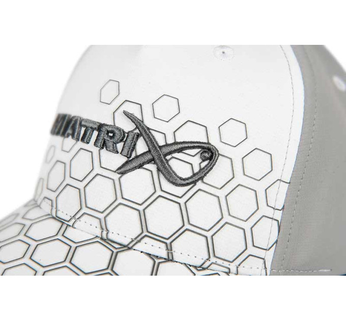 Matrix Hex Print Baseball Cap  - White - Кепка