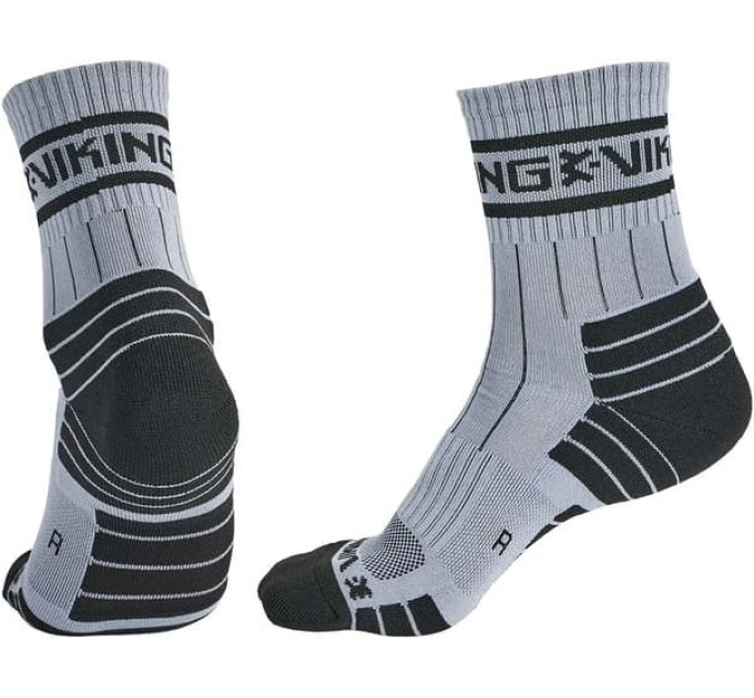 Шкарпетки Viking Fishing Arvid L(40-42) сіро-чорний