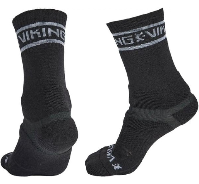 Шкарпетки Viking Fishing Magnus 2XL(46-48) чорно-сірий