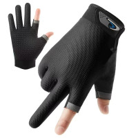 Перчатки Спінінгіста Fishing Catching Gloves Black Перчатки Спінінгіста Fishing Catching Gloves Black