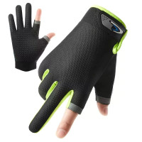 Перчатки Спінінгіста Fishing Catching Gloves Green Перчатки Спінінгіста Fishing Catching Gloves Green