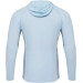 Реглан Favorite Hooded Jersey Basic M sun protect light blue