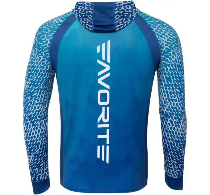 Реглан Favorite Hooded Jersey Saltwater L sun protect marine