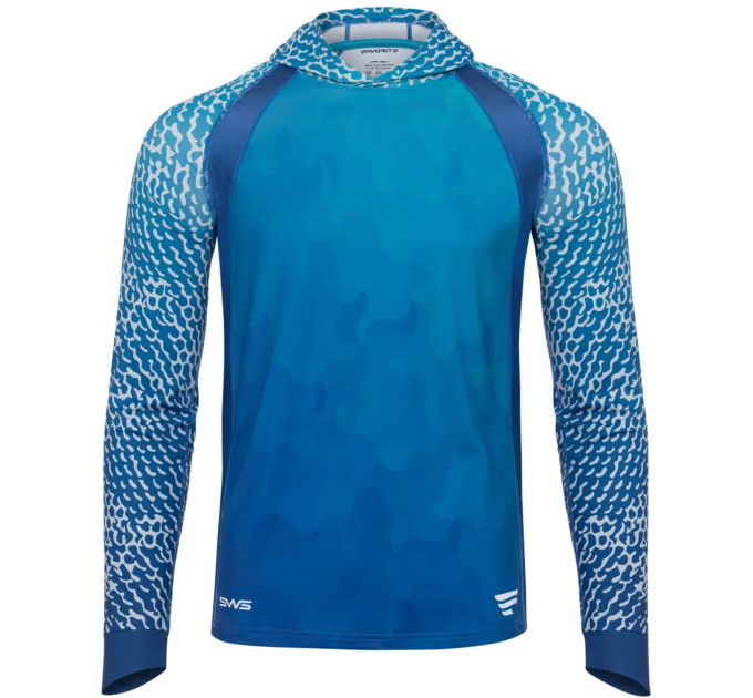 Реглан Favorite Hooded Jersey Saltwater L sun protect marine