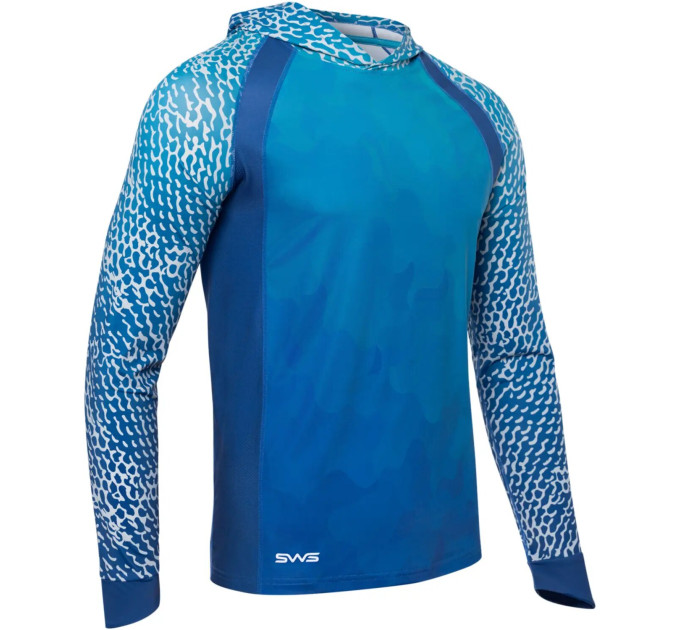 Реглан Favorite Hooded Jersey Saltwater L sun protect marine