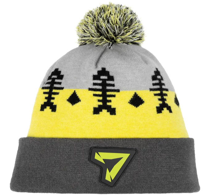 Шапка Select Skeleton 58 gray/yellow