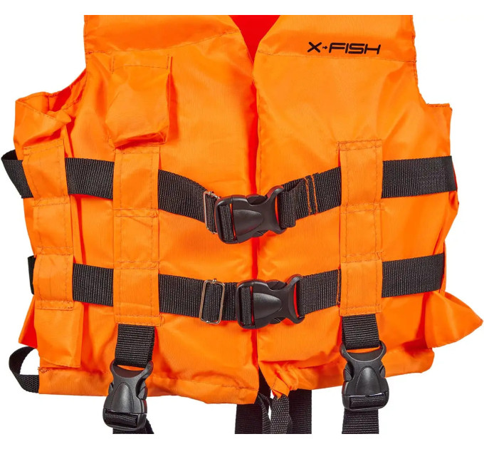 Страховочный жилет X-Fish L 60-80kg со свистком