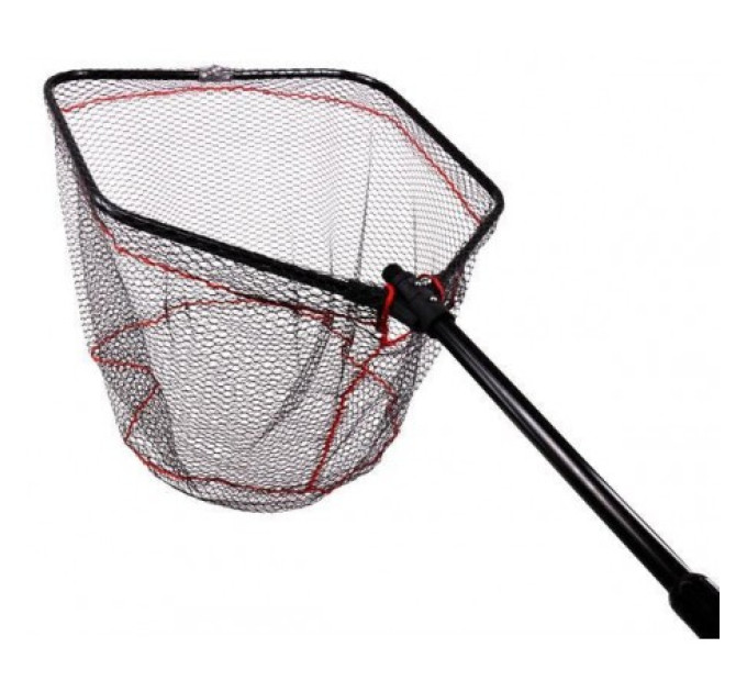 Подсак Fishing ROI складной с прорез. сеткой 60*60 red