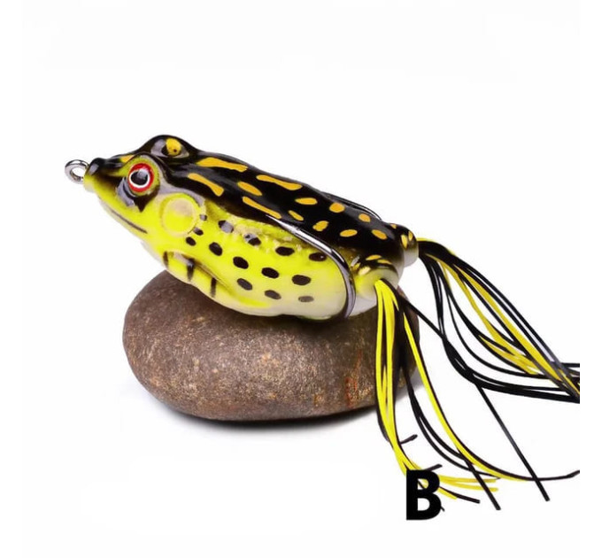 Frog Bait DaKi 44mm - 5g, Жаба з бахромою, к. B
