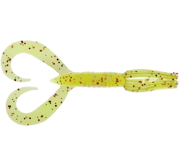 Силикон Keitech Little Spider 3.5 PAL#01 chartreuseredflake