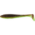 Силикон Keitech Fat Swing Impact  3,3, 401 Green Pumpkin/Chartreuse