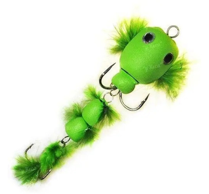 Мандула STRIKE Furry Tadpole (Пухнастий пуголовок) 10cm, 2/6 Green