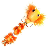 Мандула STRIKE Furry Tadpole (Пухнастий пуголовок) 10cm, 2/6 Orange