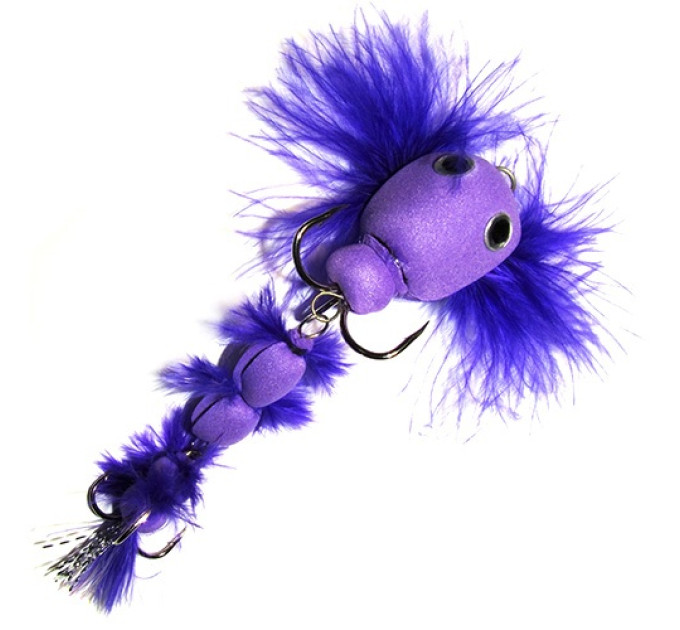 Мандула STRIKE Furry Tadpole (Пухнастий пуголовок) 10cm, 2/6 Purple