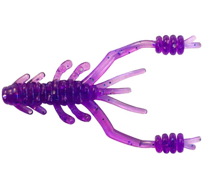 Силикон Reins Ring Shrimp 2 567 Lilac Silver & Blue Flake (12 шт/уп.)