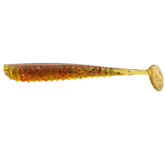Силікон REINS AJIRINGER SHAD 566 Motor Oil Red Flake (15 шт/уп.)