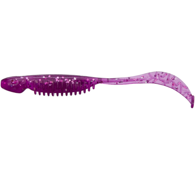 Силикон Reins Curly Shad 3.5 428 Purple Dynamite 14шт