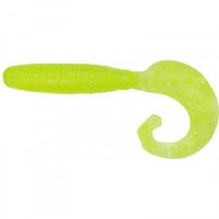 Силікон Reins FAT G TAIL GRUB 4 129 Glow Chart Silver 10шт