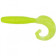 Силікон Reins FAT G TAIL GRUB 4 129 Glow Chart Silver 10шт