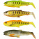 Силикон Savage Gear Craft Cannibal Paddletail Dark Water 65mm 4.0g Mix (4 шт/уп)