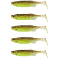 Силикон Savage Gear Fat Minnow T-Tail 90mm 7.0g Green Pearl Yellow (5 шт/уп)