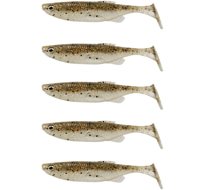 Силикон Savage Gear Fat Minnow T-Tail 75mm 5.0g Holo Baitfish (5 шт/уп)