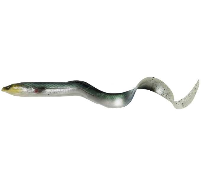 Силікон Savage Gear 3D Real Eel Loose Body 15cm 12g Green Silver Eel