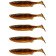 Силикон Savage Gear Fat Minnow T-Tail 130mm 20.0g Motoroil UV (5 шт/уп)