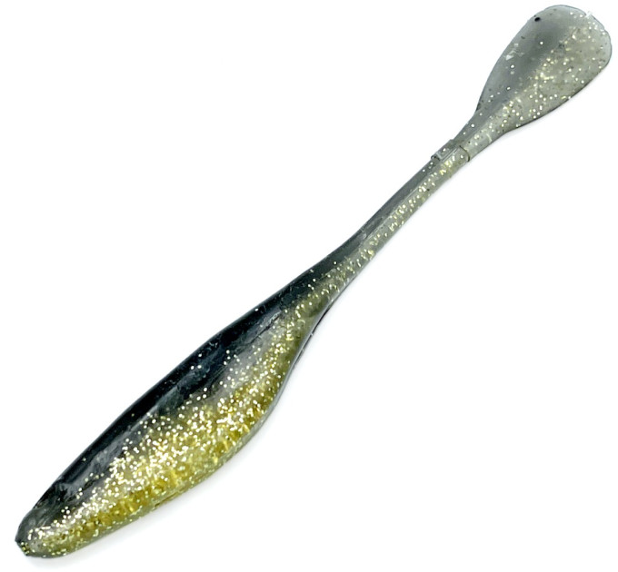 Силикон GAMBLER Flapp'n Shad 4 Smoke & Gold 12шт