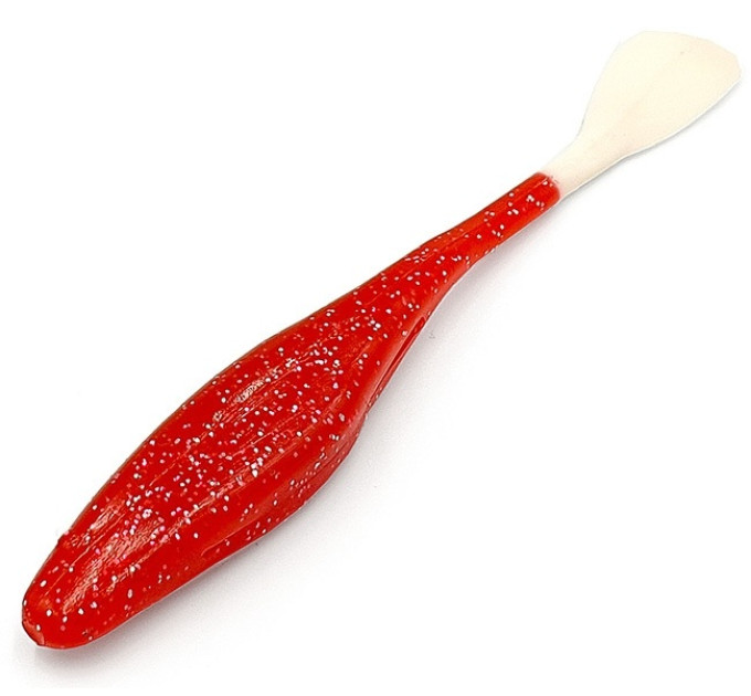 Силикон GAMBLER Flapp'n Shad 6 Strawberry Glitter White Tail 8шт