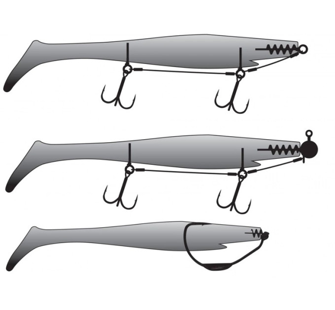 Силікон Strike Pro Pig Shad 23см 90г(1шт)107