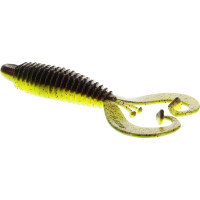Силикон Westin RingCraw Curltail 9cm 6g Black/Chartreuse (5шт/уп)