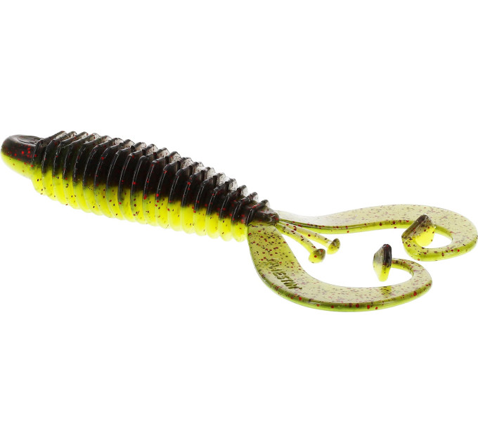 Силикон Westin RingCraw Curltail 9cm 6g Black/Chartreuse (5шт/уп)