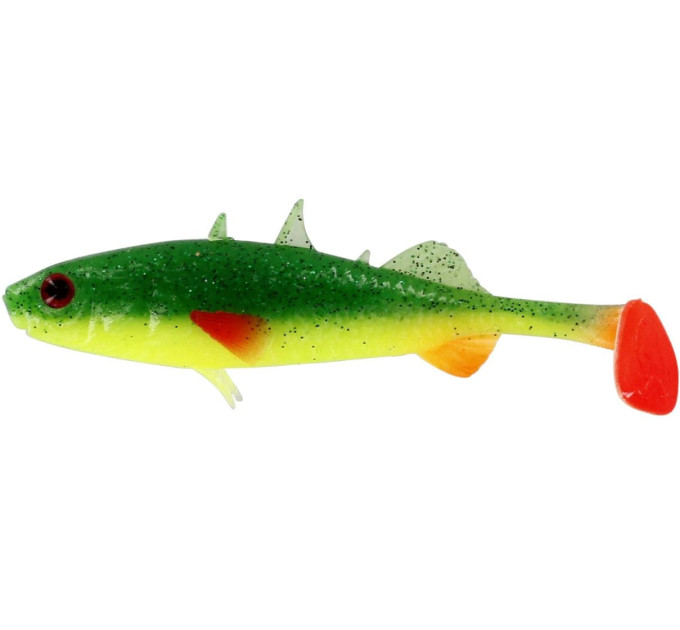 Силикон Westin Stanley the Stickleback Shadtail 7.5cm 4g Fireflake 1шт