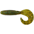 Силікон Big Bite Baits Fat Grub 3 Pumpkin Pepper Green 10 шт.