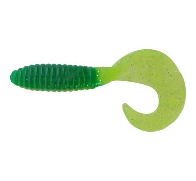 Силікон Big Bite Baits Fat Grub 3 Tractor Green 10 шт.