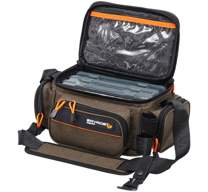 Сумка Savage Gear System Box Bag M 3 Boxes 5 Bags 20x40x29cm 12L