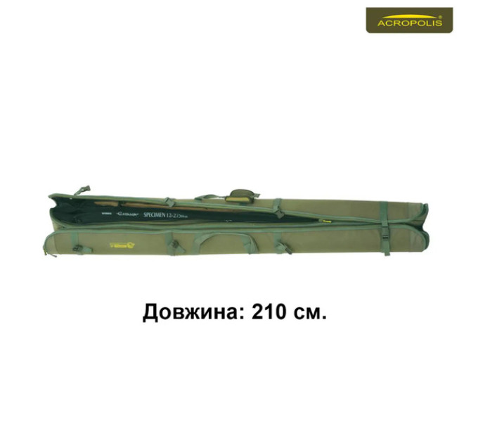 КВ-12в Кофр жесткий 2-х секционный для удочек