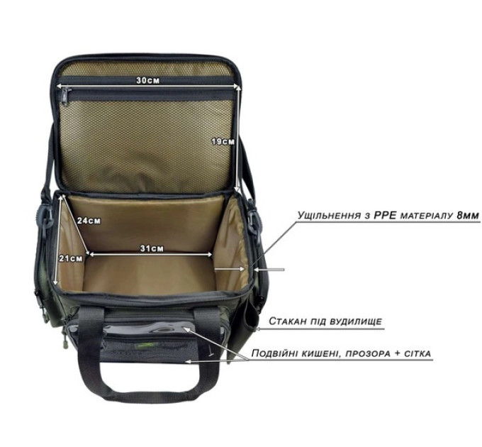 ПМ Сумка рибальська Discovery Bag (40x30x25см)
