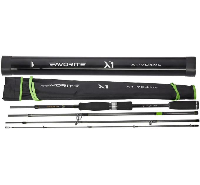 Спінінг Favorite X1 Travel 804H 2.44m 20-50g Ex.Fast