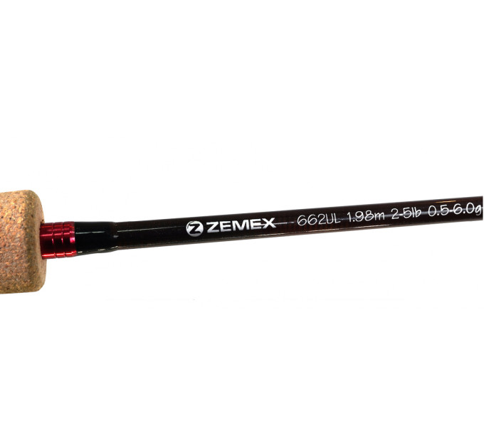 Спиннинг ZEMEX AURORA trout series 662UL 1,98m 05-6g
