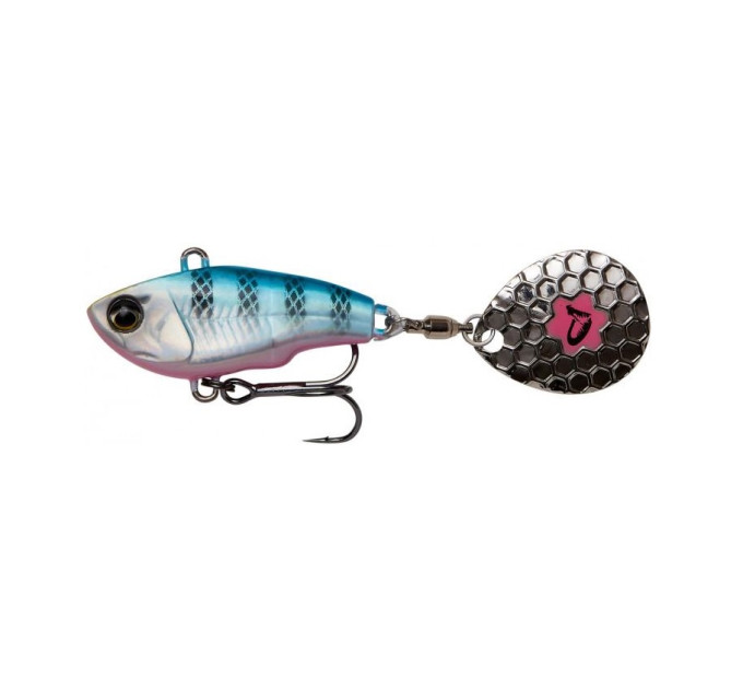 Тейл-спінер Savage Gear Fat Tail Spin 55mm 9.0g Blue Silver Pink