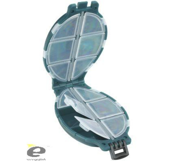 Коробка ЕТ для крючков черепашка 12 отсеков HS-004