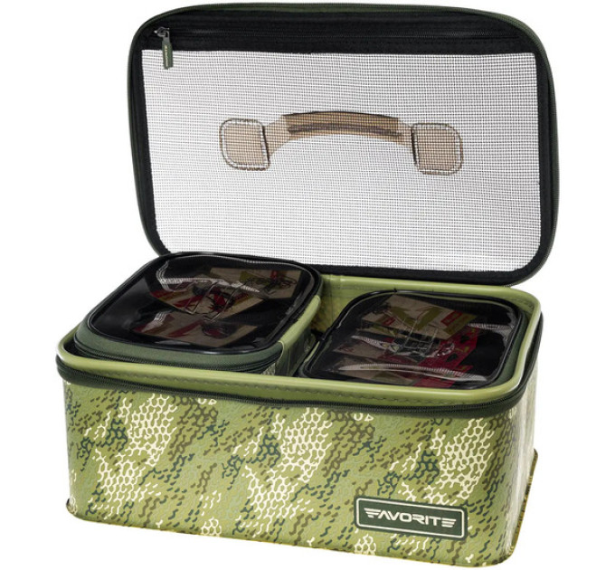 Коробка Favorite Eva Tackle Box TCLB-L 335x205x130mm к:khaki