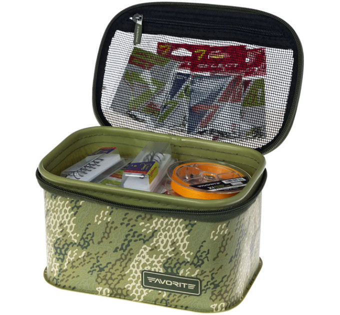 Коробка Favorite Eva Tackle Box TCLB-M 200x150x120mm к:khaki