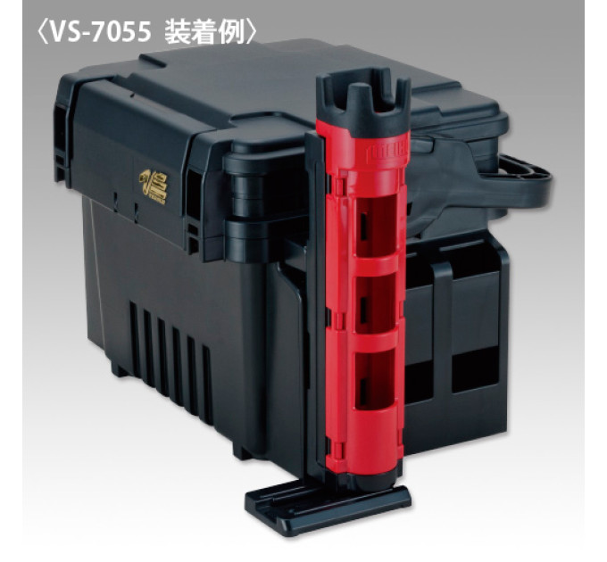 Держатель удилища под ящик Meiho Rod Stand BM-230N RD/BK