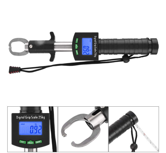 Захват EnergoTeam Lip Grip WIZARD с электронными весами 24кг 55LBS 80615055
