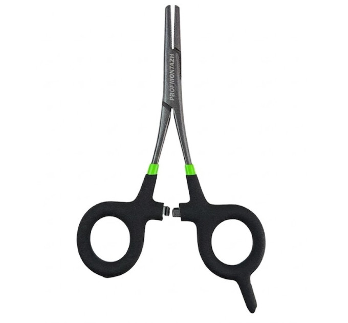 Зажим ProfMontazh Quick-Hook Release PRO с ножницами для флюорокарбона и лески 16см
