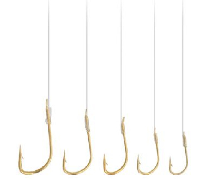 Гачок з повідцем Kamasaki Sode 6 Gold 10шт