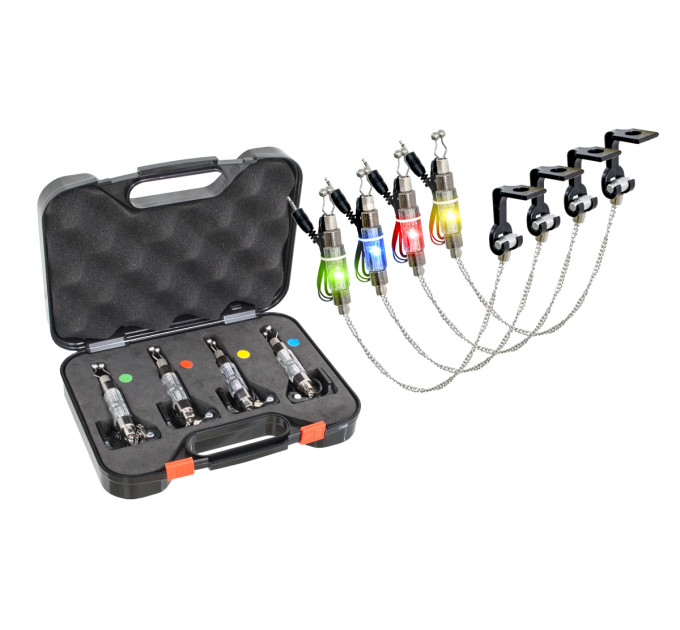Набір свінгерів на ланцюжку Energofish Carp Expert CXP LED Chain Swinger Set 4 із підключенням